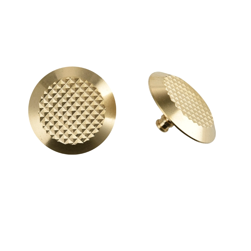Латунные алмазные тактильные индикаторы пешеходной поверхности, шпильки, купола для жалюзи RY-DB203