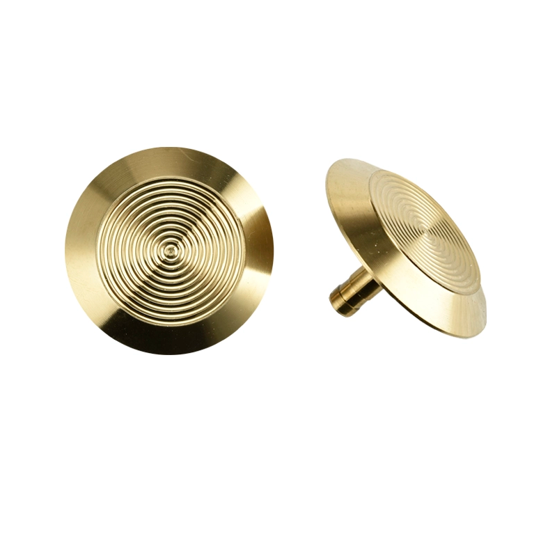 коррозионно-стойкий тактильный штифт из нержавеющей стали золотистого цвета для отелей